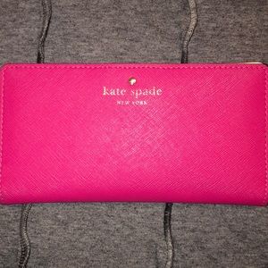 Kate Spade Hot Pink Slim Wallet